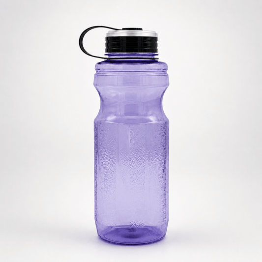 Purple Textured Grip Water Bottle - Win Bachat