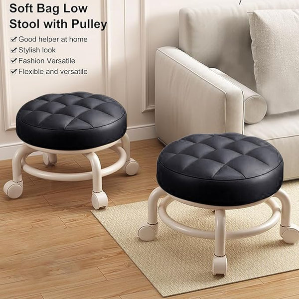 Rotating stool with wheels - Win Bachat