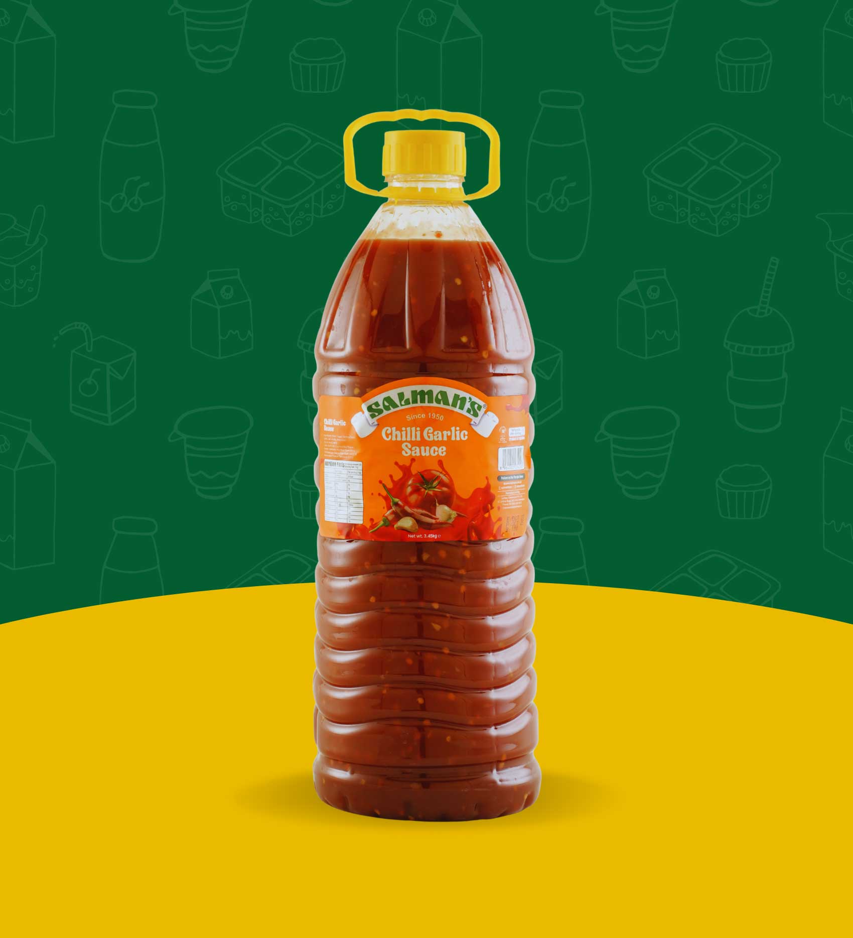 SALMAN CHILLI GARLIC SAUCE - 3.45 KG - Win Bachat