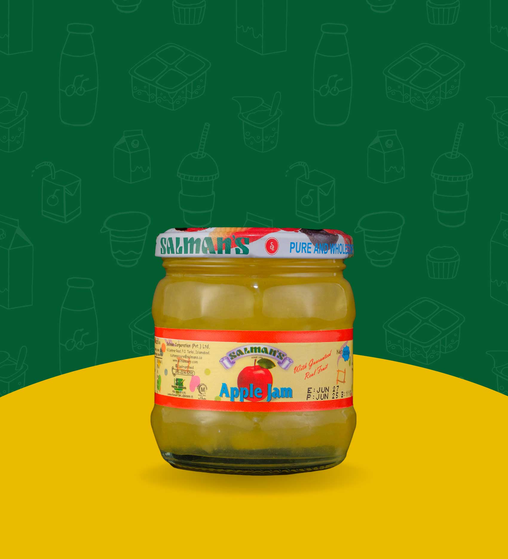 SALMAN JAM APPLE - 200GM - Win Bachat