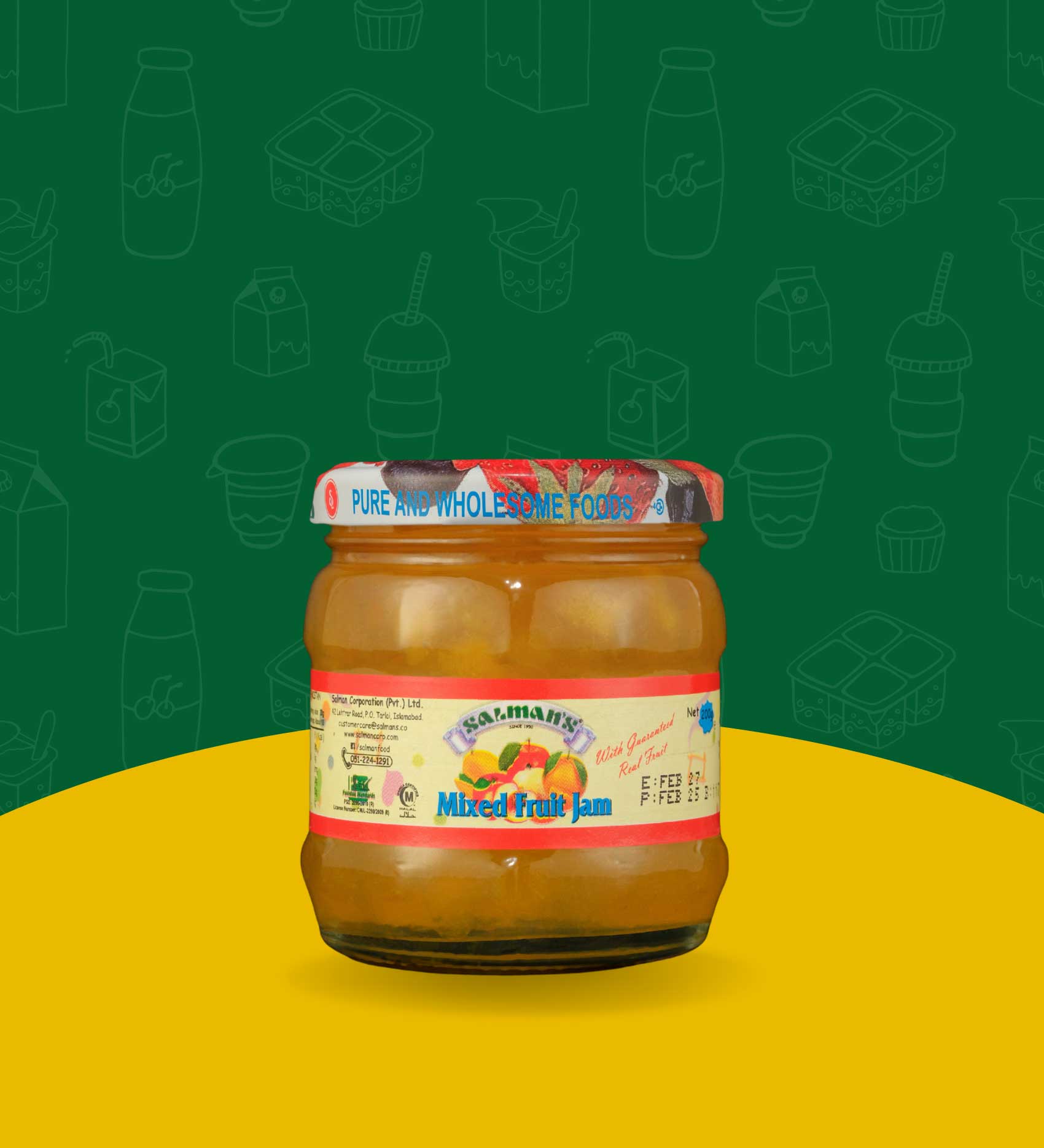SALMAN JAM MIIX FRUIT - 200GM - Win Bachat