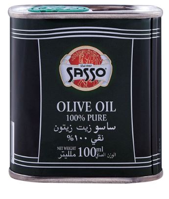 Sasso 100% Pure Olive Oil 100ml - Win Bachat