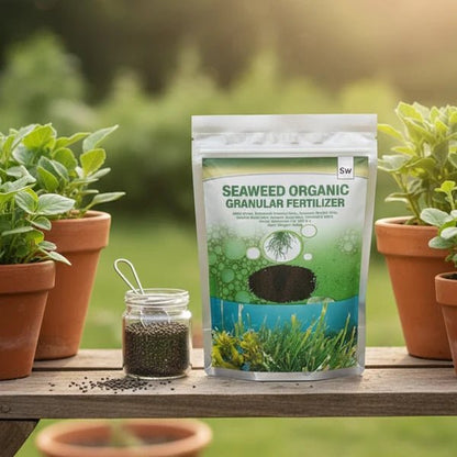 Seaweed Organic Granular Fertilizer 500g – Plant Growth Booster - Win Bachat