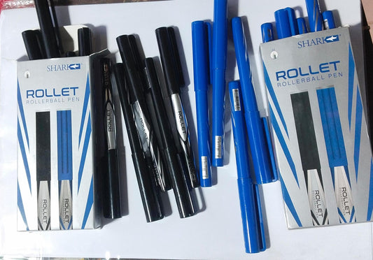 Shark Roller Pen Box (10 Each) - Blue - Win Bachat
