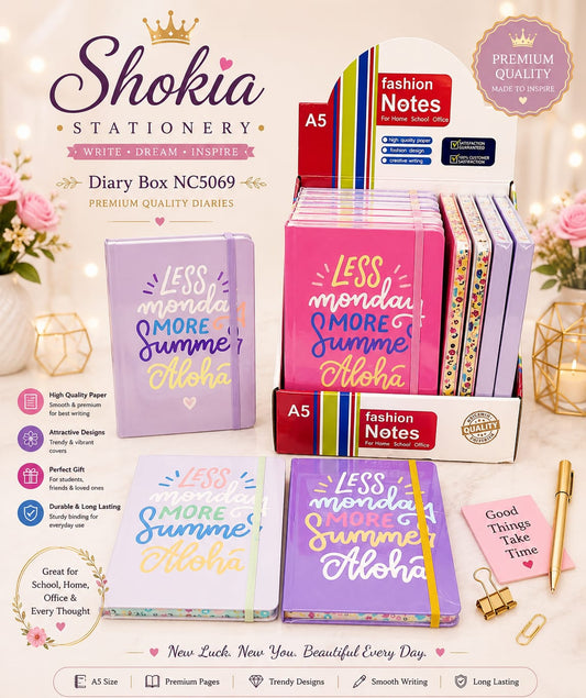 Shokia A5 Fashion Dairy Design - 10 - Win Bachat