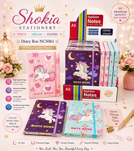 Shokia A5 Fashion Dairy Design - 12 - Win Bachat