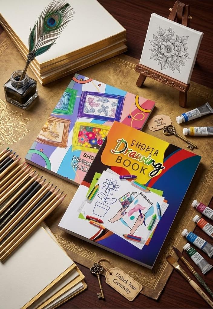Shokia Drawing Book ( 40 Pages ) - Win Bachat