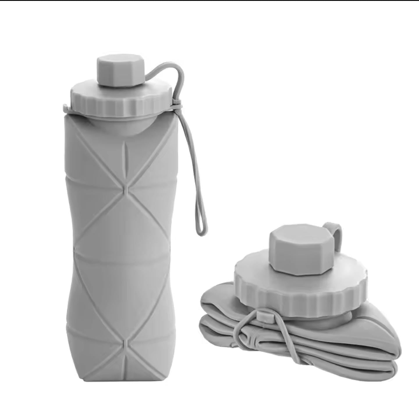 SILICONE FOLDABLE BOTTLE NEW 600ML - Win Bachat