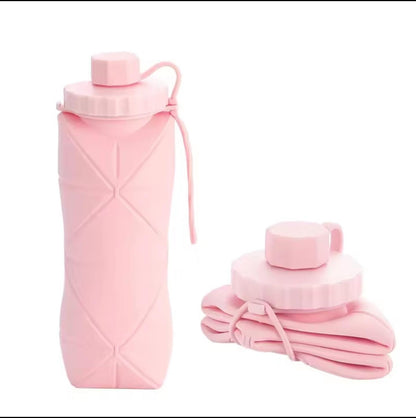 SILICONE FOLDABLE BOTTLE NEW 600ML - Win Bachat