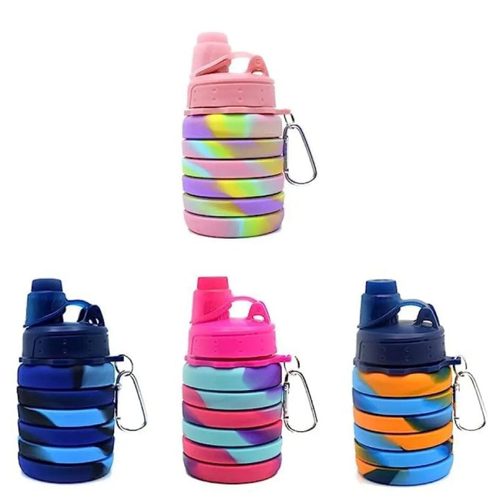 Silicone foldable water bottle (500ML) - Win Bachat