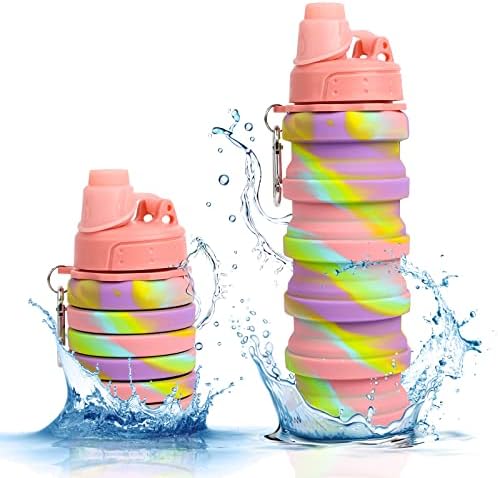 Silicone foldable water bottle (500ML) - Win Bachat