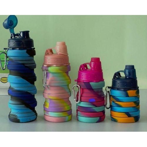 Silicone foldable water bottle (500ML) - Win Bachat