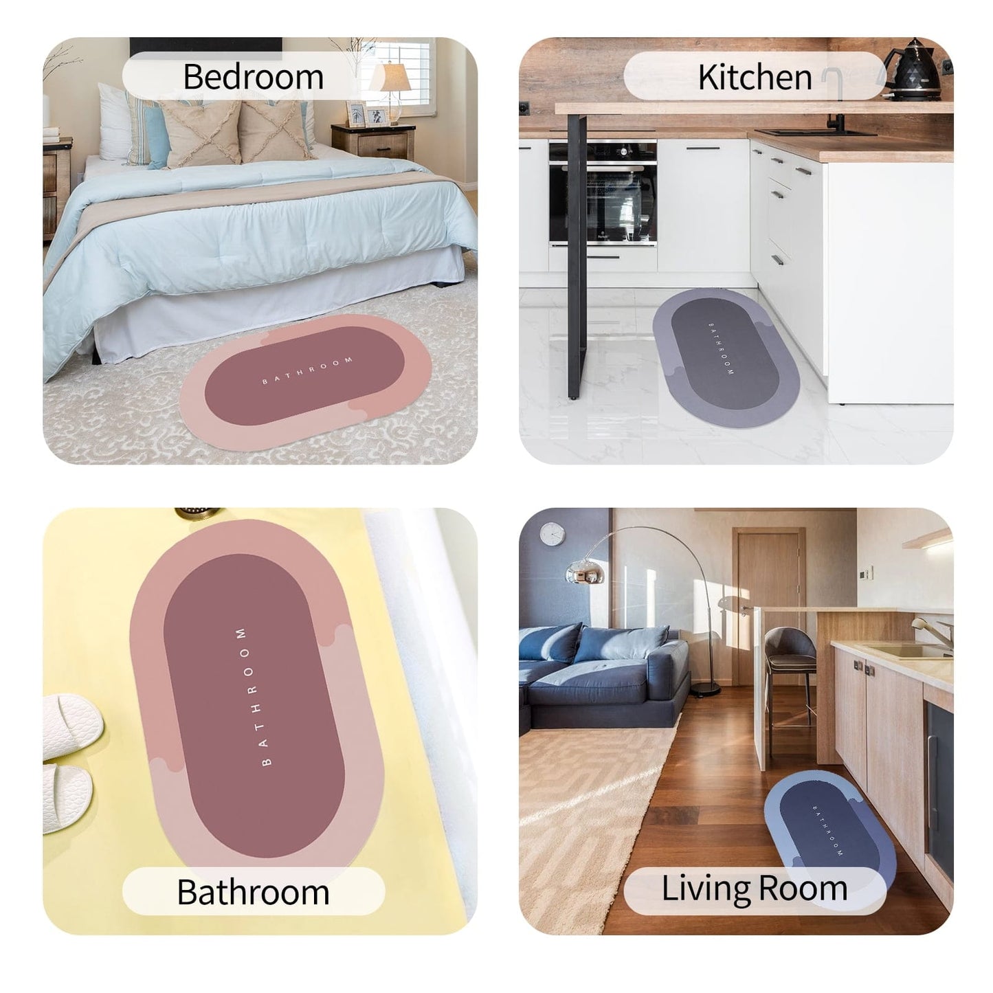 SILICONE OVAL MAT - Win Bachat