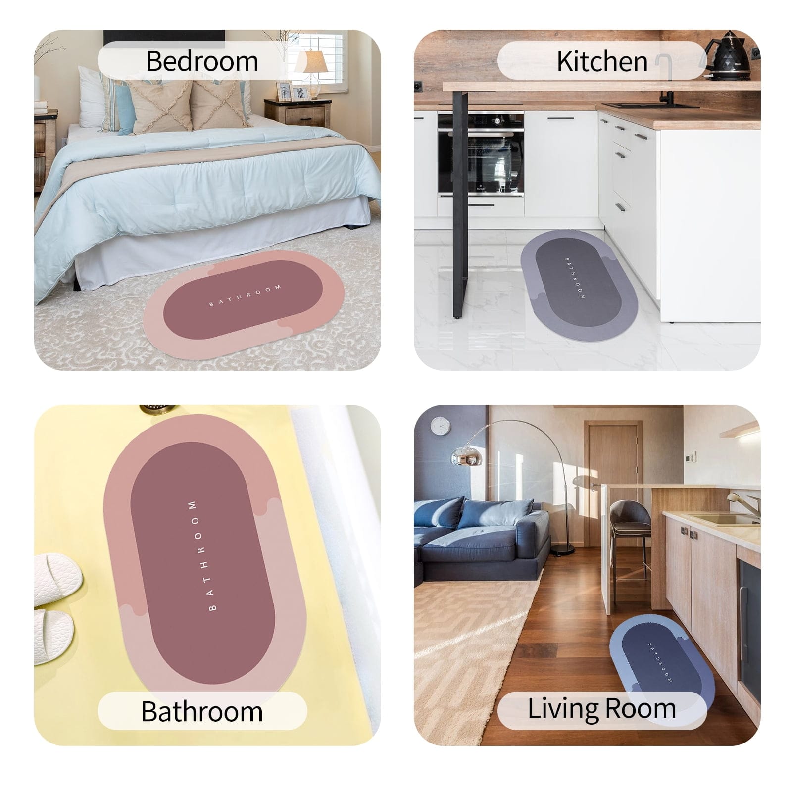 SILICONE OVAL MAT - Win Bachat