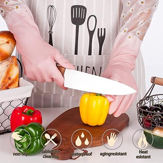 Silicone Washing Full Gloves - Win Bachat
