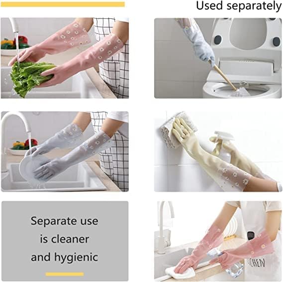 Silicone Washing Full Gloves - Win Bachat