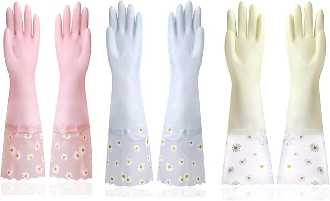 Silicone Washing Full Gloves - Win Bachat