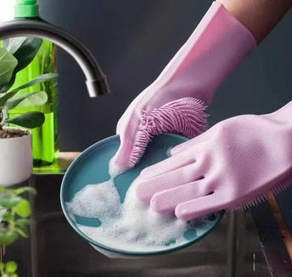 SILICONE WASHING GLOVES - Win Bachat