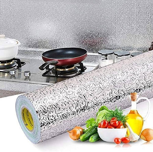SILVER FOIL STICKER (SMALL 40x200) - Win Bachat