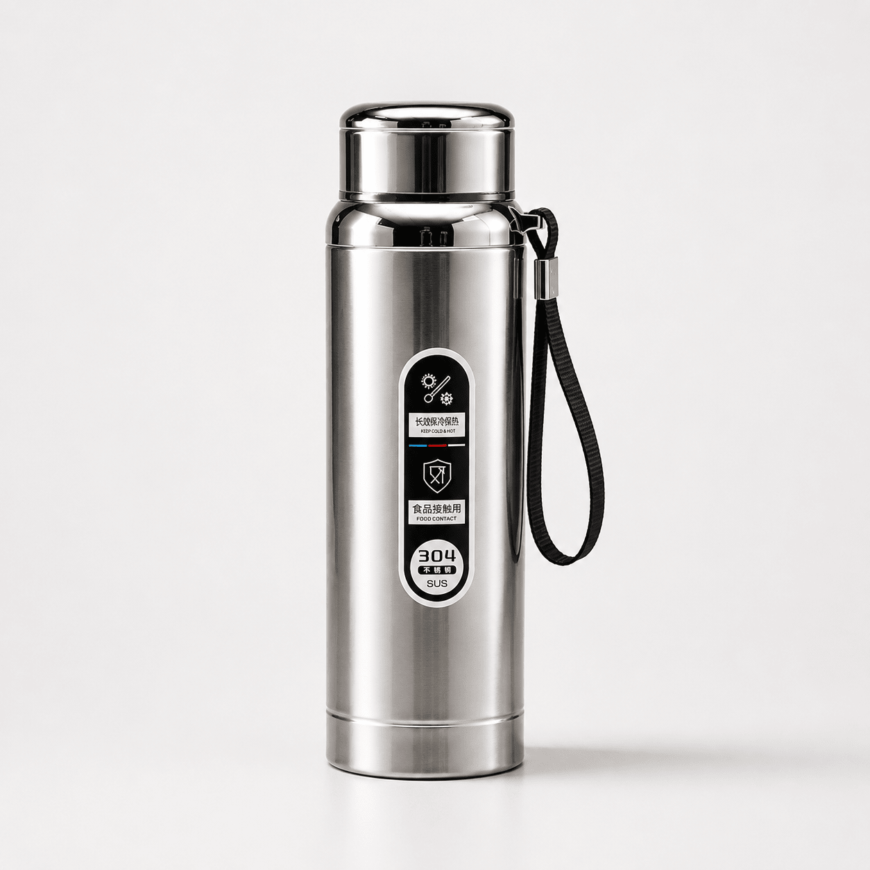 Silver Premium Travel Vacuum Flask - Win Bachat
