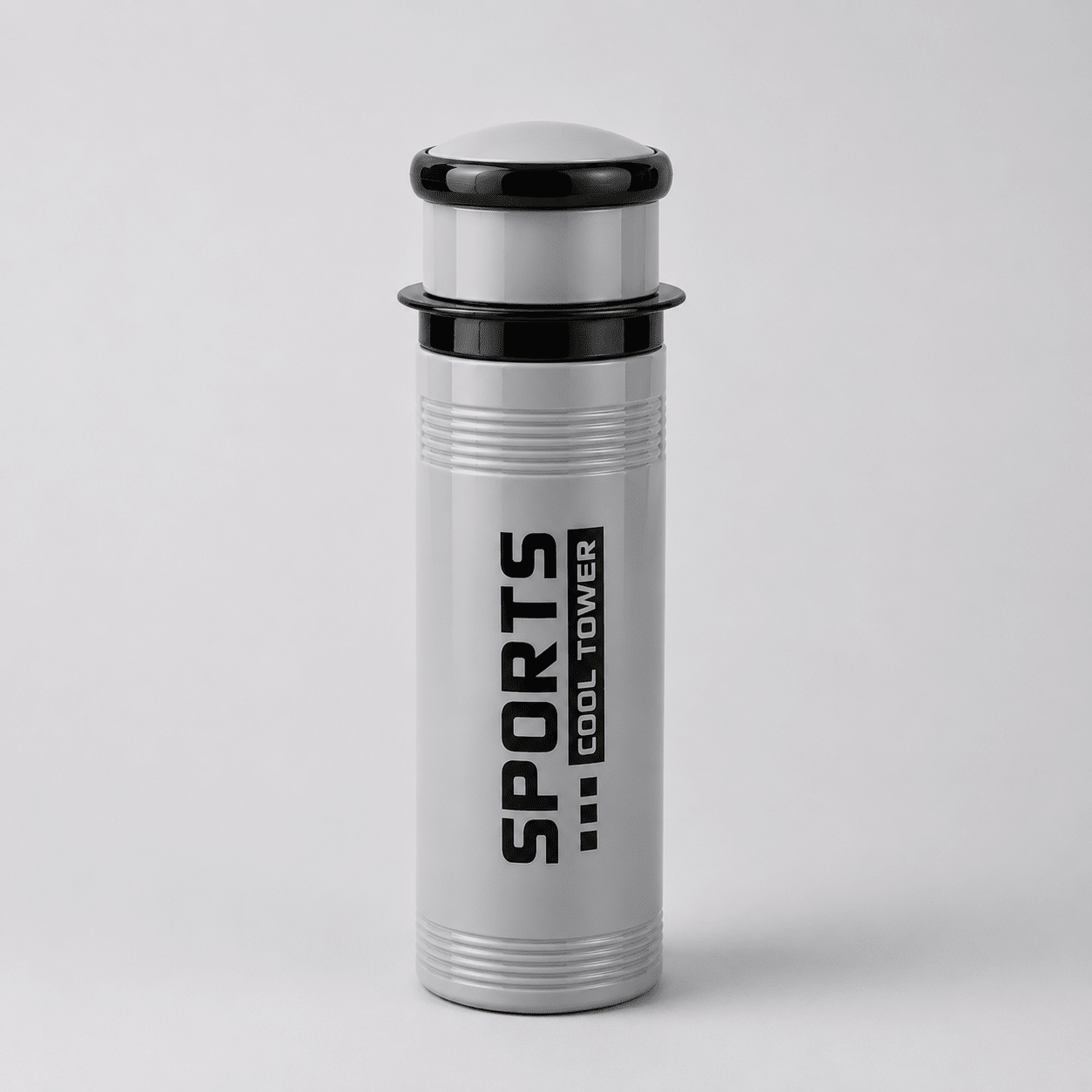 Silver Slim Thermal Sports Bottle - Win Bachat