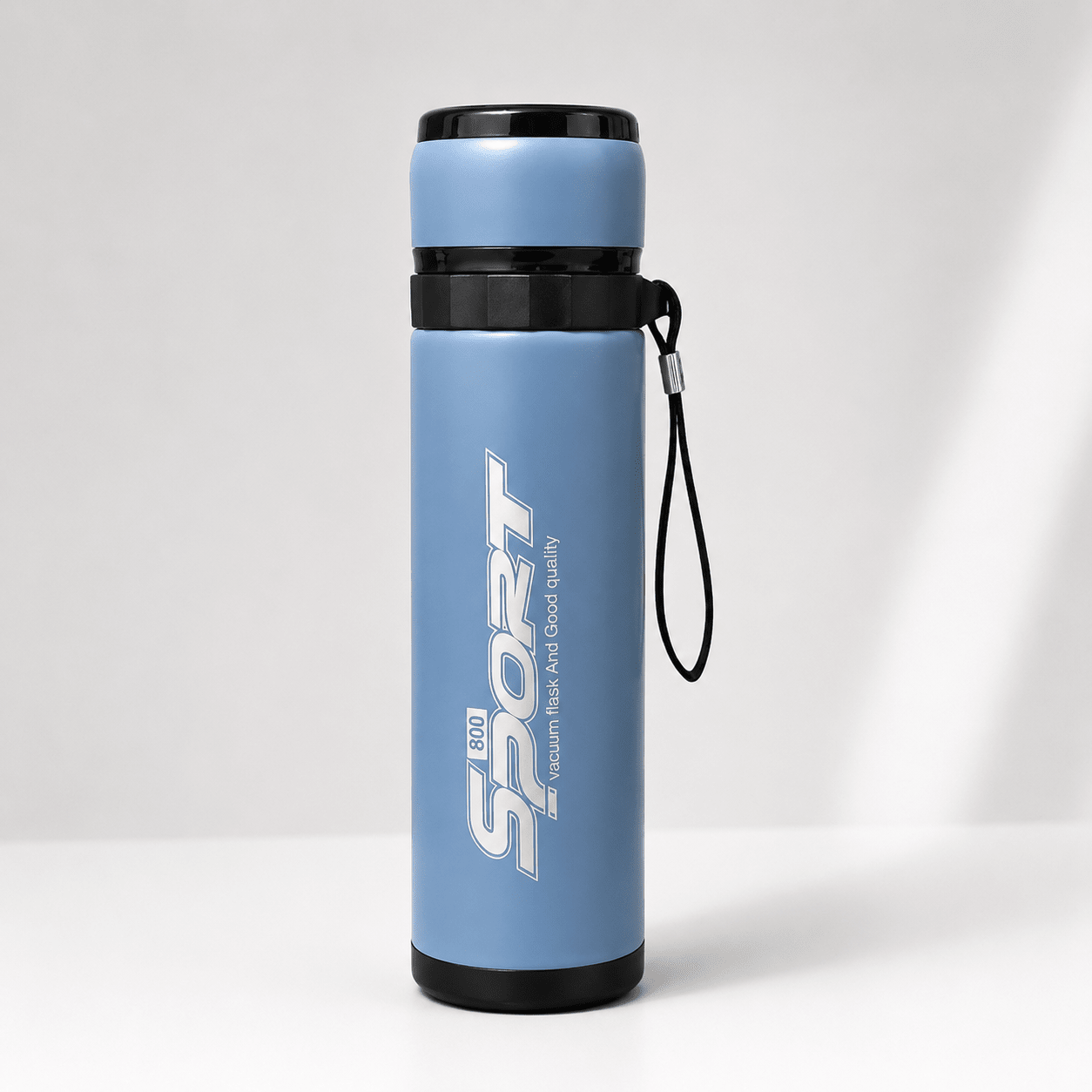 Sky Blue Outdoor Sports Vacuum Flask - Win Bachat