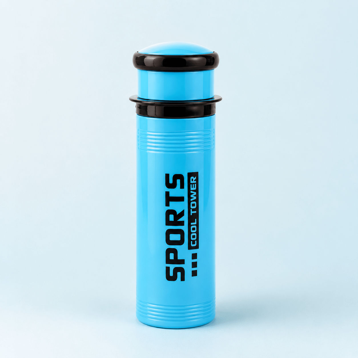 Sky Blue Slim Thermal Sports Bottle - Win Bachat