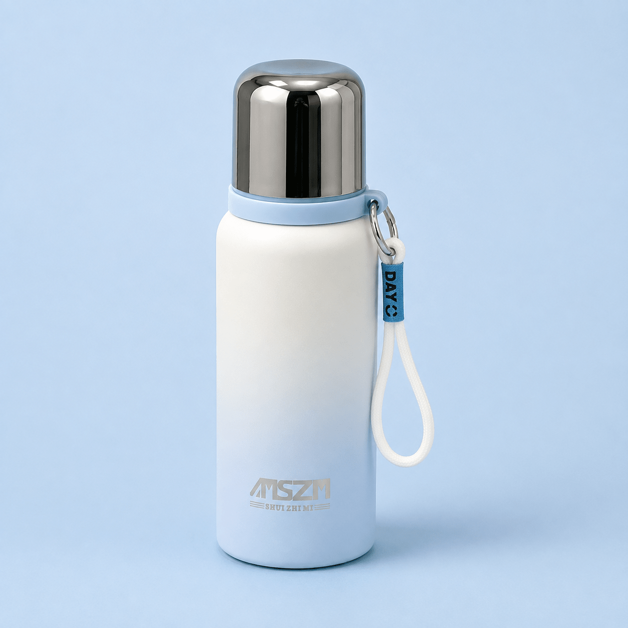 Sky Blue SoftTone Vacuum Bottle - Win Bachat