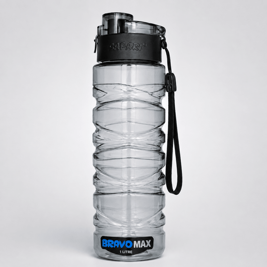 Smoke Grey Easy Carry Strap Water Bottle – 1 Litre - Win Bachat