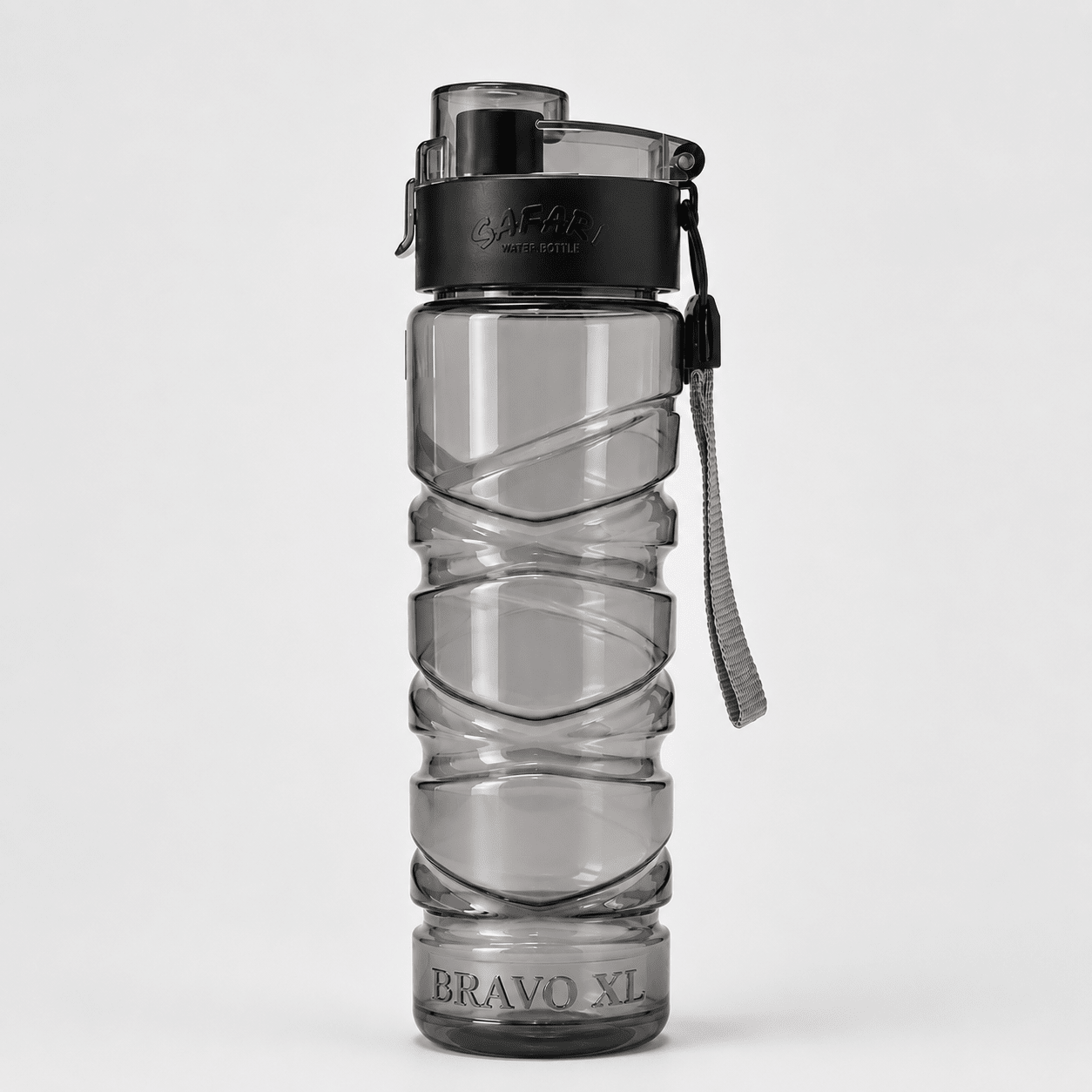 Smoke Grey One-Hand Operation Water Bottle – 800ml - Win Bachat