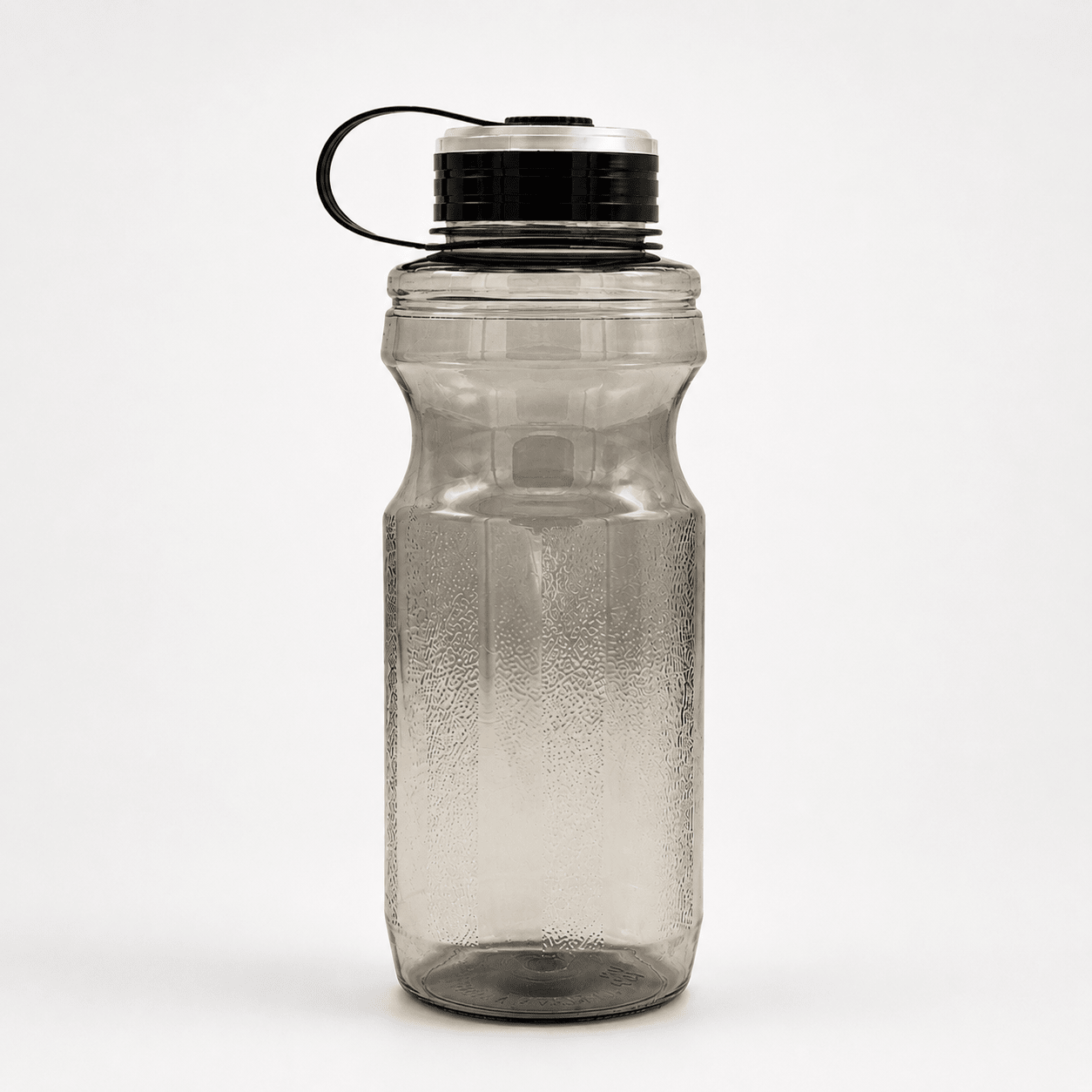 Smoke Grey Textured Grip Water Bottle - Win Bachat