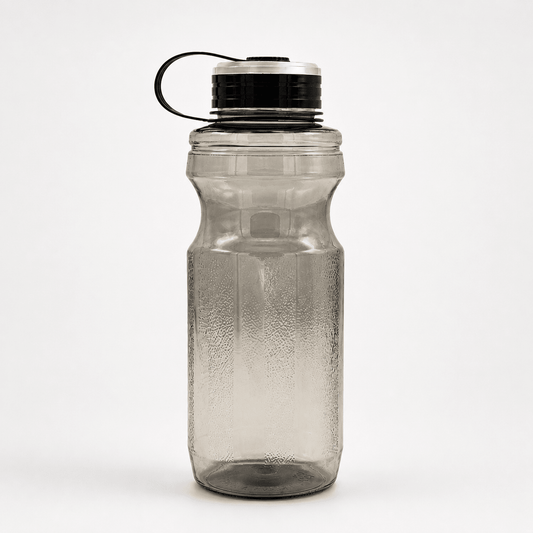 Smoke Grey Textured Grip Water Bottle - Win Bachat