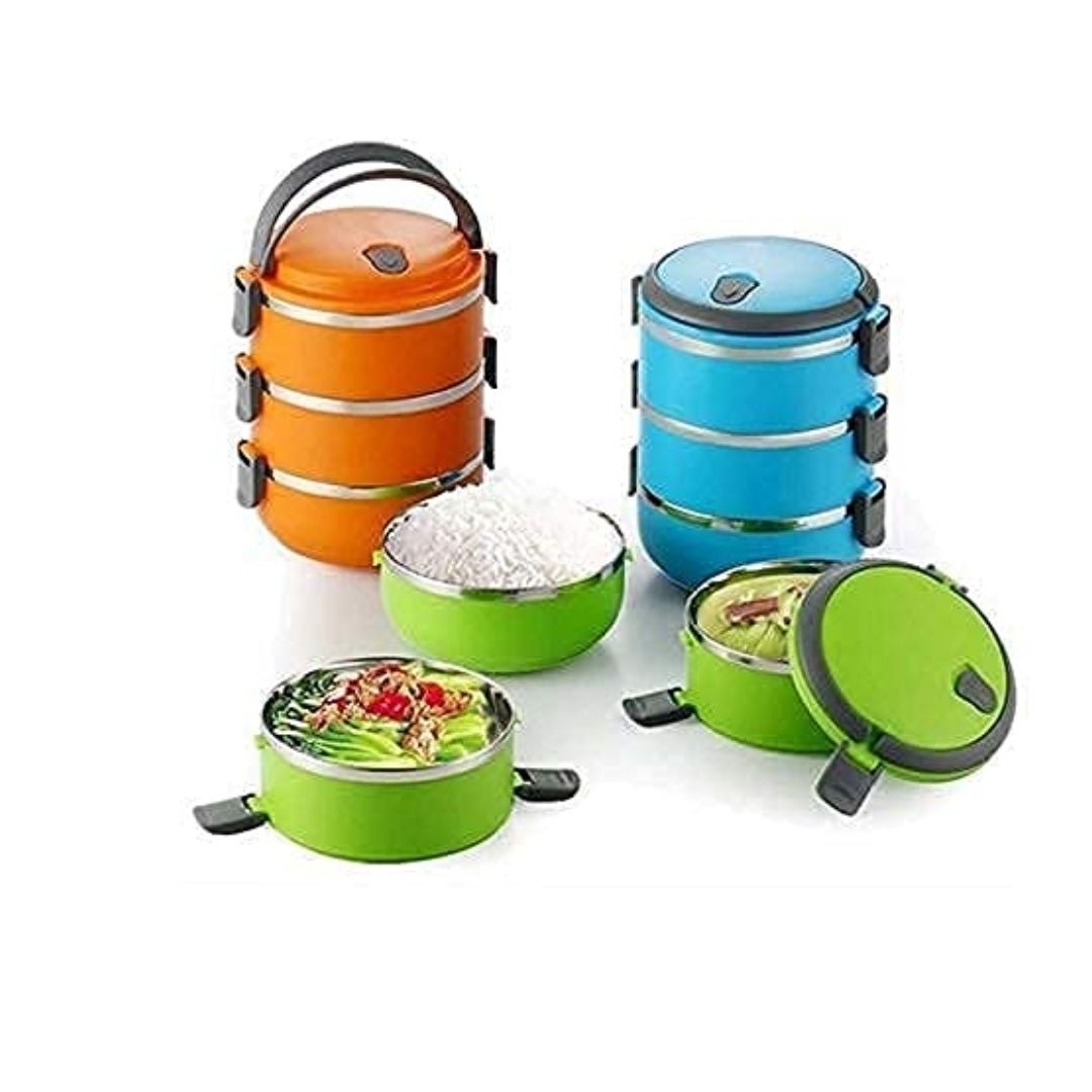 Stainless Steel 2 layer Lunch Box - Win Bachat