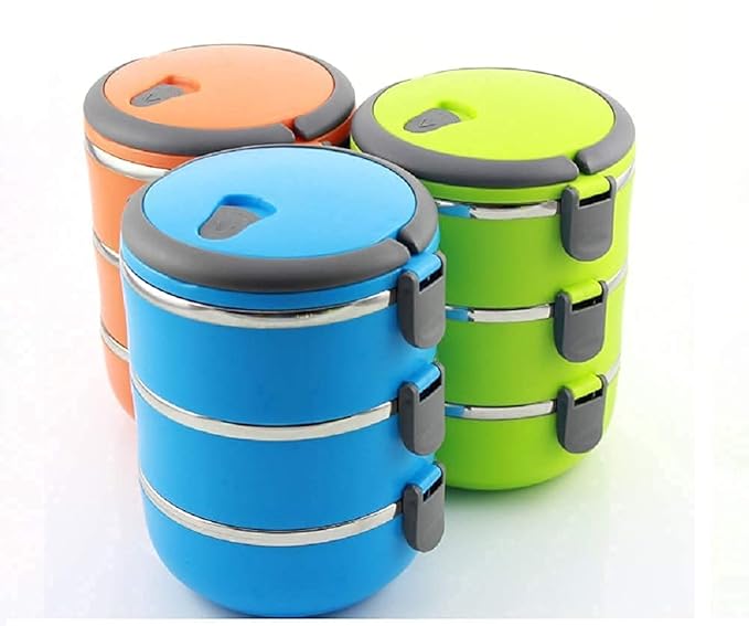 Stainless Steel 2 layer Lunch Box - Win Bachat