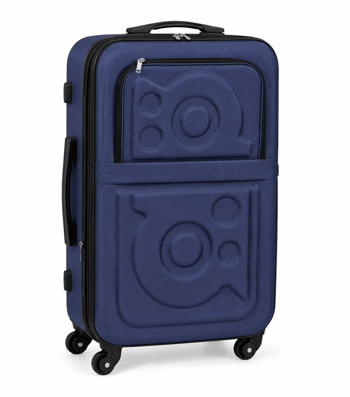 Stylish Hard Shell Travel Suitcase - Dark Blue - 20 Inch (Small) - Win Bachat
