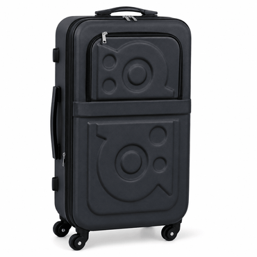 Stylish Hard Shell Travel Suitcase - Matte Black - 28 Inch (Large)