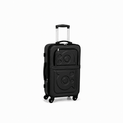 Stylish Soft Shell Travel Suitcase - Gray - 20 Inch (Small) - Win Bachat