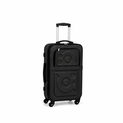Stylish Soft Shell Travel Suitcase - Gray - 24 Inch (Medium) - Win Bachat