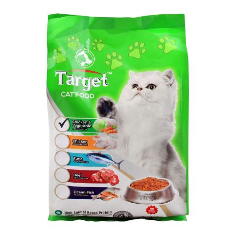 TARGET CAT FOOD CHICKEN & VEGETABLE - 450G - Win Bachat