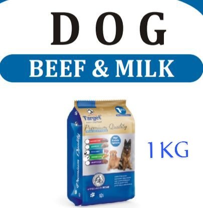 TARGET PREMIUM DOG FOOD BEEF & MILK - 1 KG - Win Bachat