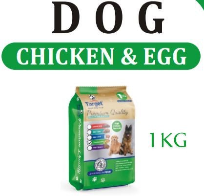 TARGET PREMIUM DOG FOOD CHICKEN & EGG - 1 KG - Win Bachat
