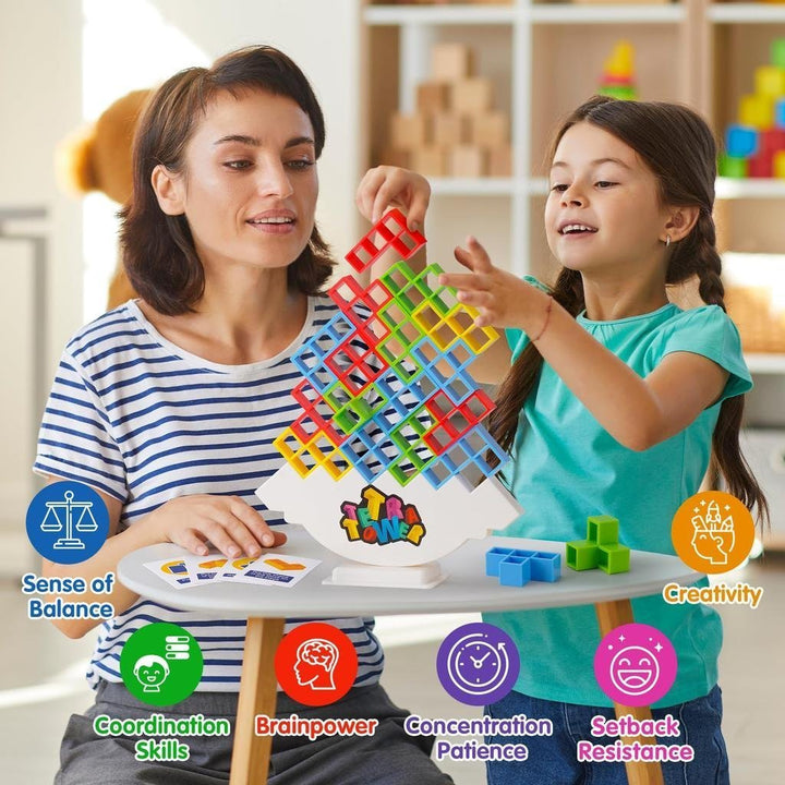 Tetra Stacking Blocks Balancing Game - Win Bachat