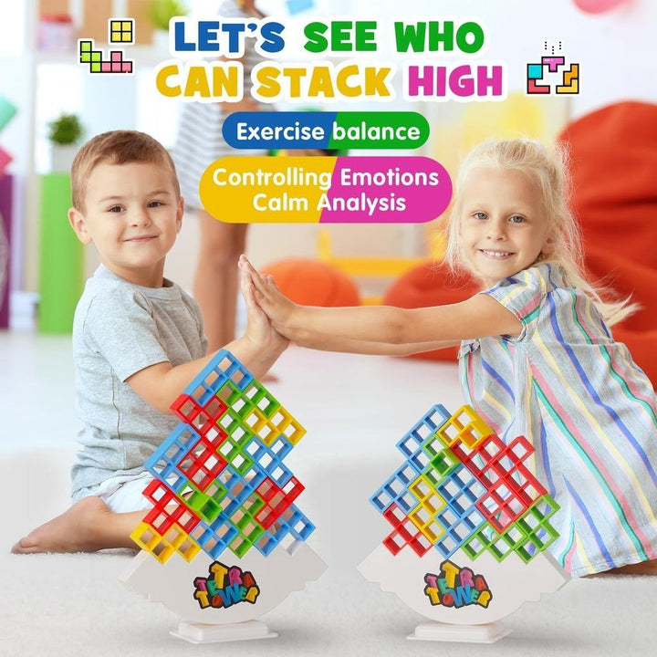 Tetra Stacking Blocks Balancing Game - Win Bachat