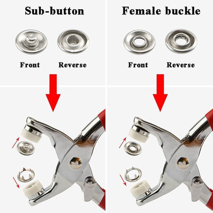 Tich button (metal) - Win Bachat