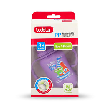 Toddler Regular-Neck Feeding Bottle With Handle 3+ Months 150Ml