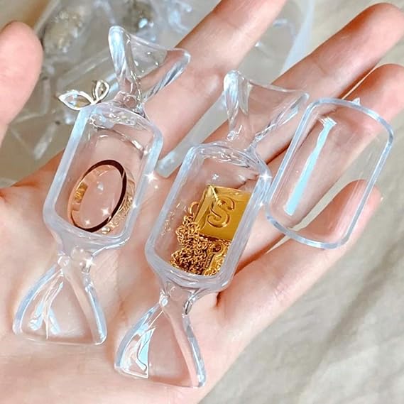 toffee shaped jewellery box (pack of 10) - Win Bachat