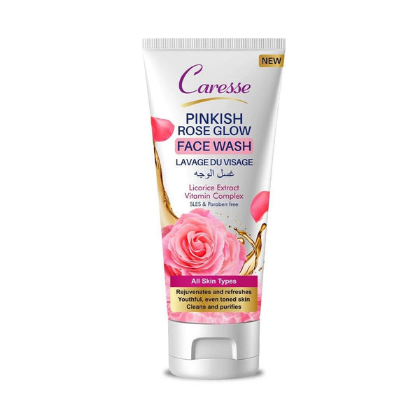 Best Caresse Pinkish Rose Glow Facewash 100ml Online In Pakistan - Win Bachat