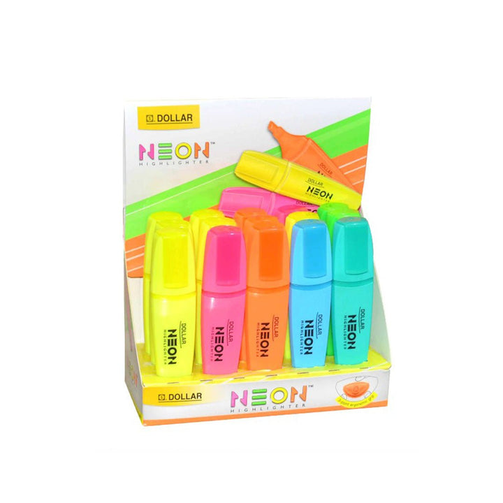 Best Dollar Neon Highlighter Chisel Tip HL - 625 Online In Pakistan - Win Bachat