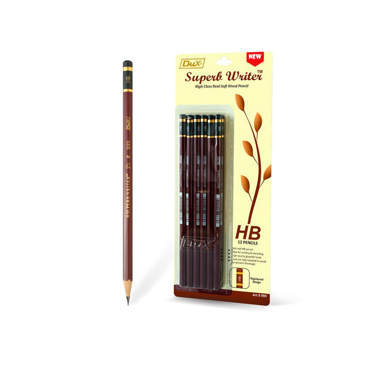 Best Dux Superb Writer HB 12 Pencils - Art # 999 Online In Pakistan - Win Bachat