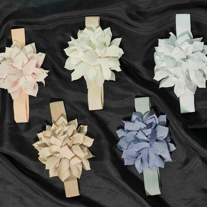 Best Hair Band Cotton Flower Shape A20 - 170 Online In Pakistan - Win Bachat